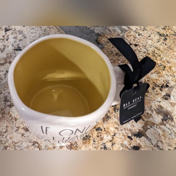 Rae Dunn, IF ONLY I HAD A BRAIN, Wizard of Oz Mug - Picture 4 of 6